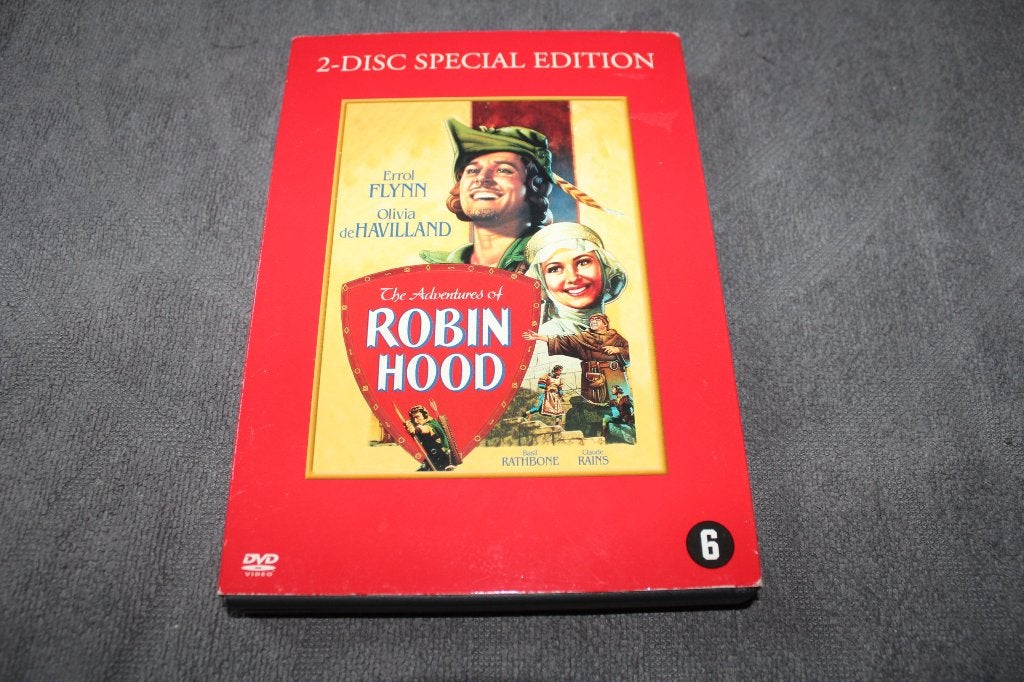 DVD The Adventures of Robin Hood, Cd's en Dvd's, Dvd's | Klassiekers, Nederlands, Ophalen of Verzenden, Vanaf 6 jaar, Voor 1940