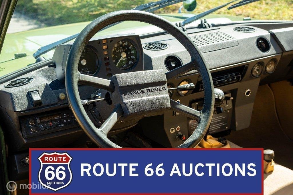 Land Rover Range Rover Classic | 1975 | Route 66 Auctions, Autos, Achat, Land Rover, Entreprise, Boîte manuelle