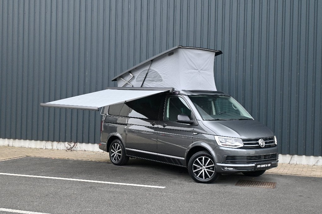 Vw California Beach LED DSG 5zit 4slaap Webasto trek ACC BTW, Automaat, Verwarmde buitenspiegels, Volkswagen, Bedrijf