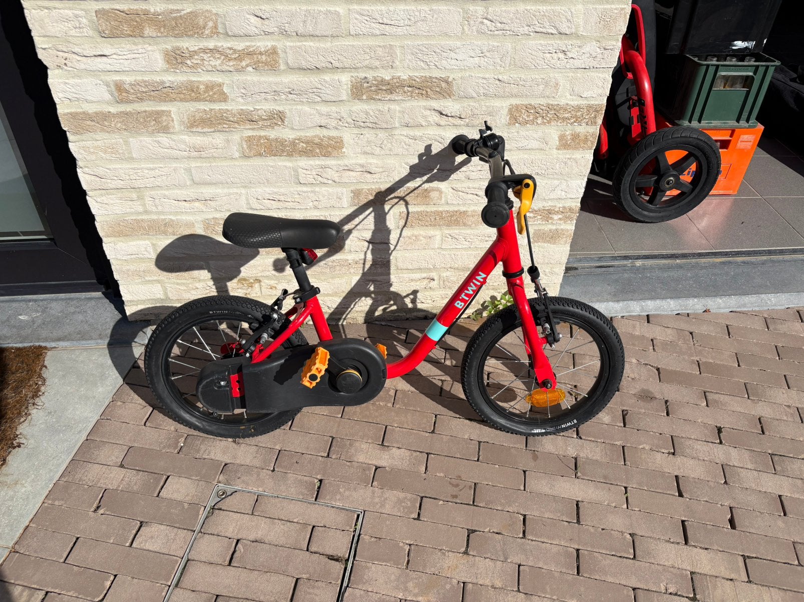 Btwin kinder fiets 14 inch, Fietsen en Brommers, Ophalen, Gebruikt