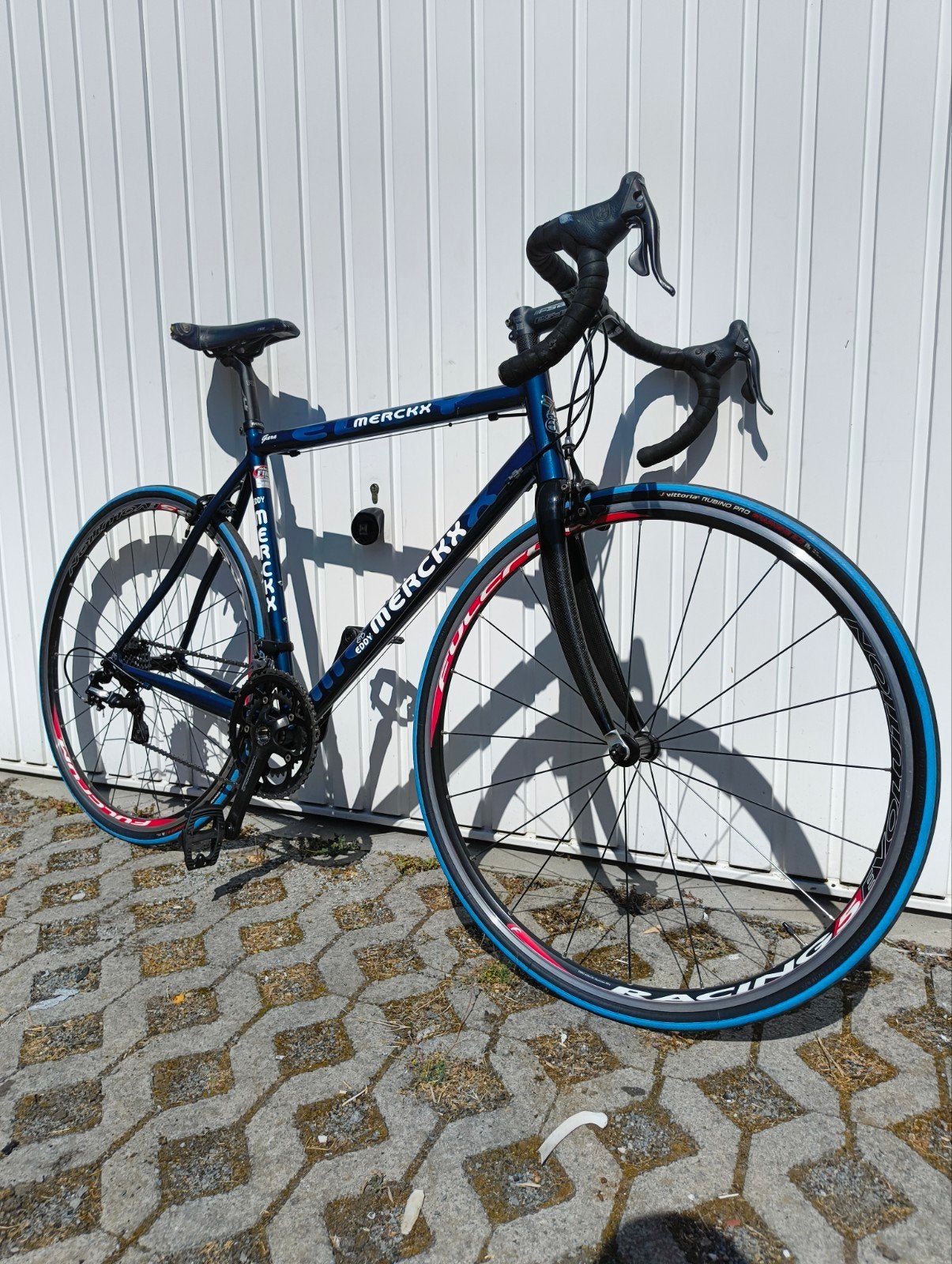 Eddy Merckx Gara 2004 met nieuwe wielen en banden, Frein sur jante, 49 à 53 cm, Aluminium, Enlèvement