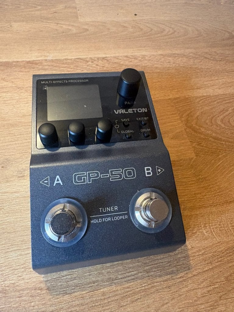 Valeton GP-50 multi-effects processor – NAM & IR loader,, Ophalen, Zo goed als nieuw, Multi-effect