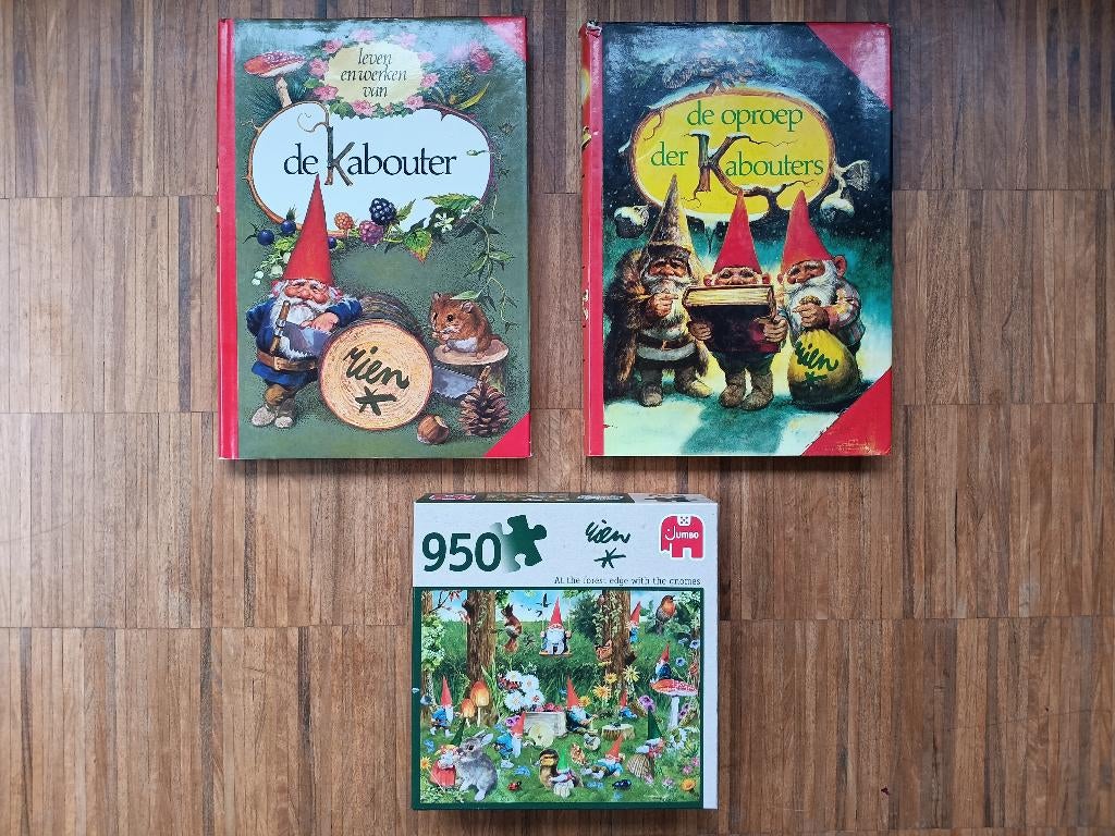 Rien Poortvliet: 2-delige boekenreeks + puzzel, Boeken, Ophalen of Verzenden, Zo goed als nieuw