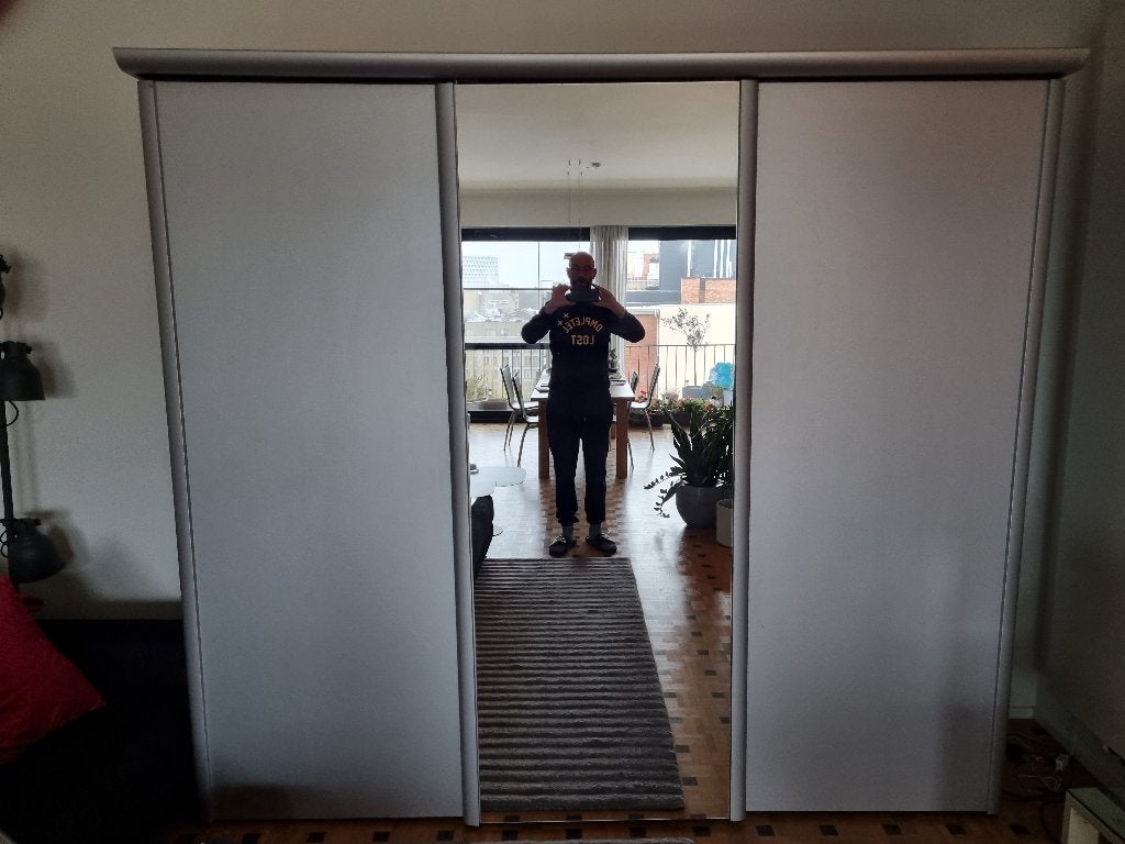 Grote kleerkast, Huis en Inrichting, Gebruikt, 200 cm of meer, Modern, 150 tot 200 cm