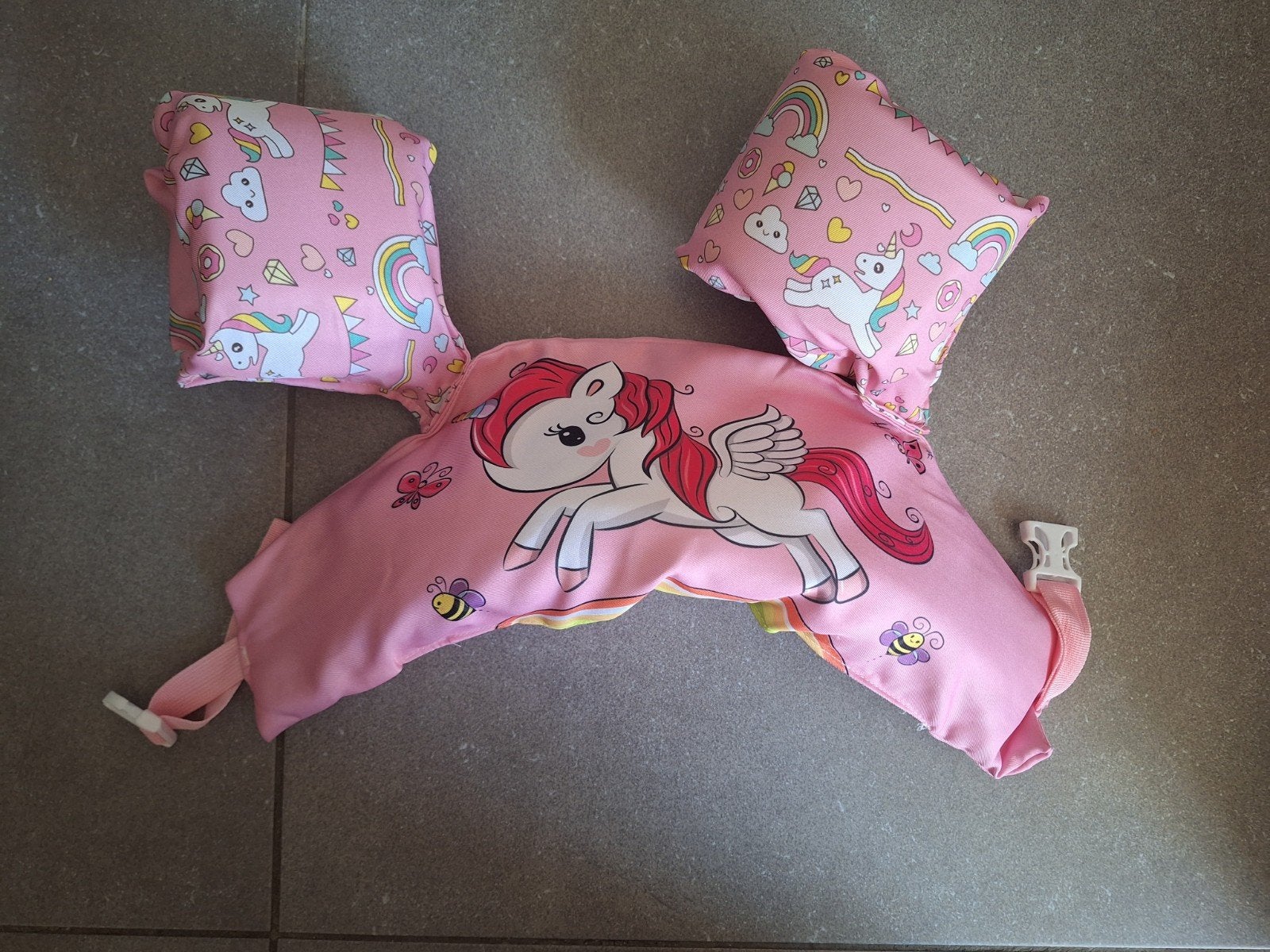 Kinderzwemvest unicorn, Enfants & Bébés, Maillots de bain pour enfants, Enlèvement, Comme neuf, Fille, Accessoire de natation