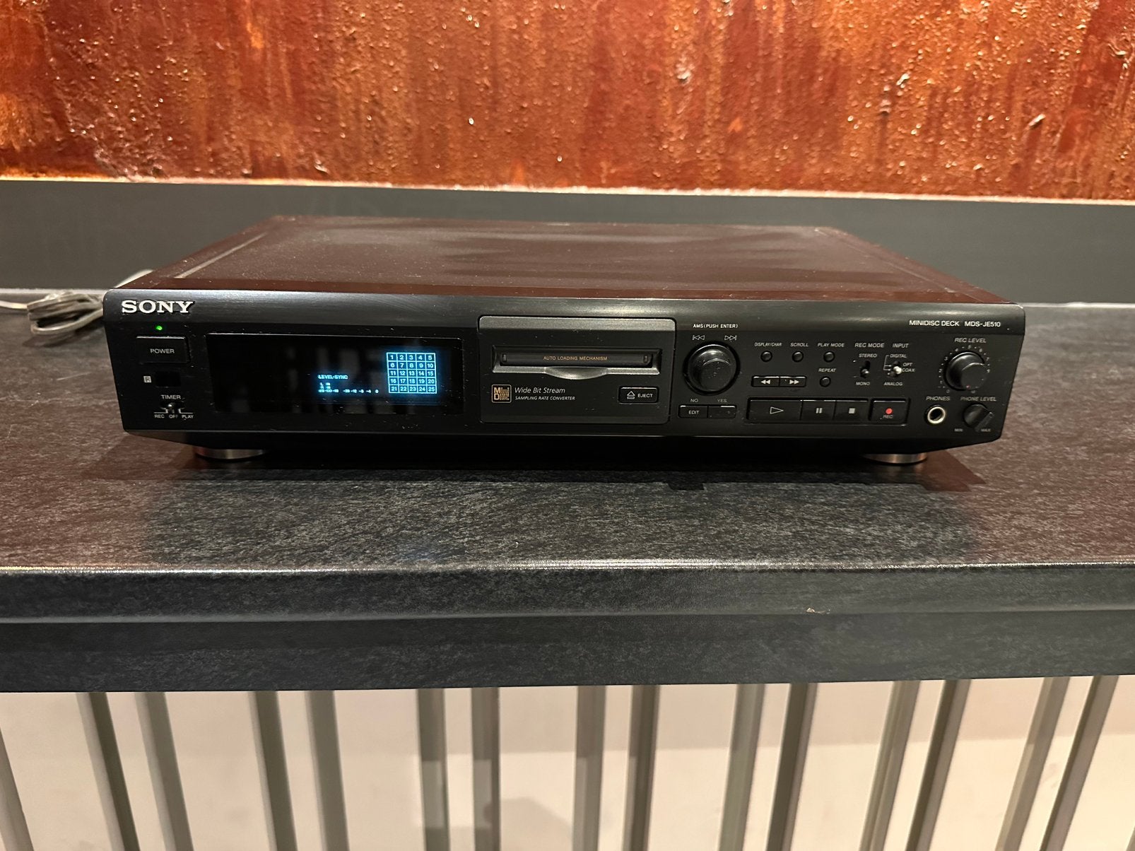 Sony MDS-JE510, niet getest, Ophalen, Gebruikt, Sony