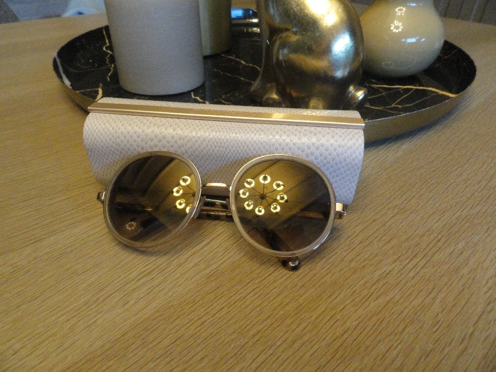 zonnebril jimmy choo, Handtassen en Accessoires, Zonnebrillen en Brillen | Dames, Zonnebril, Overige kleuren, Zo goed als nieuw