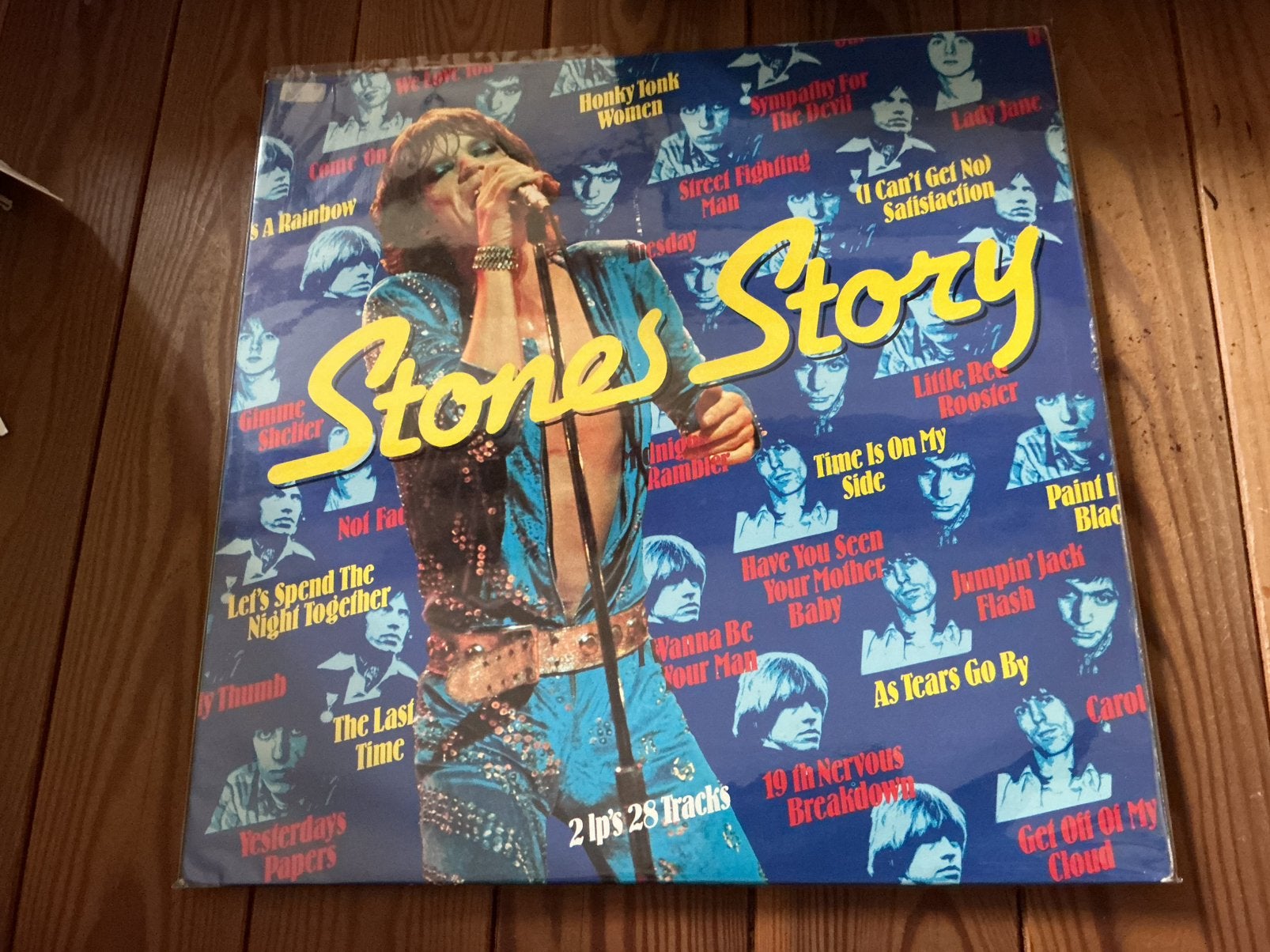 LP x 2 - The Rolling Stones - stones story, Ophalen of Verzenden, Gebruikt, LP