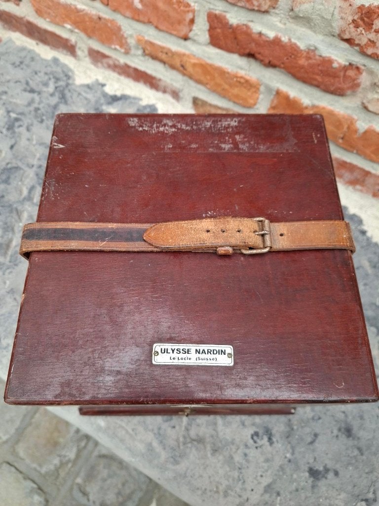 doos box ULYSSE NARDIN clock ship Marine Chronometer chrono, Collections, Enlèvement ou Envoi, Comme neuf