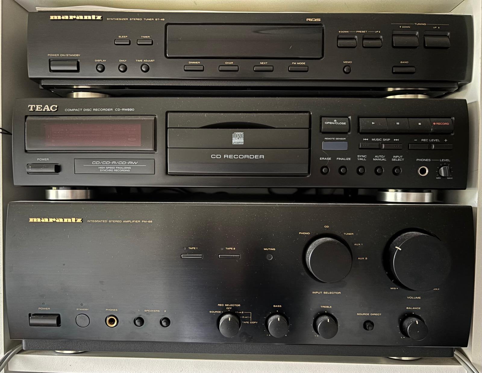 Système de musique Marantz-JB Systems, TV, Hi-fi & Vidéo, Enlèvement, Utilisé