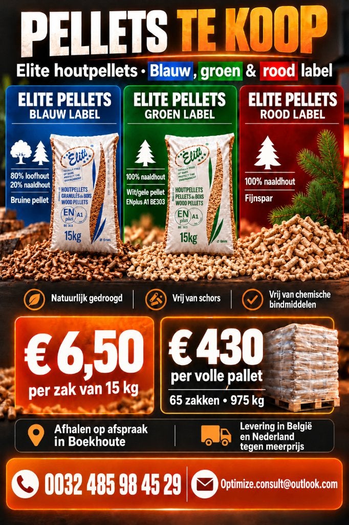 Elite pellets, Doe-het-zelf en Bouw, Ophalen of Verzenden, Nieuw