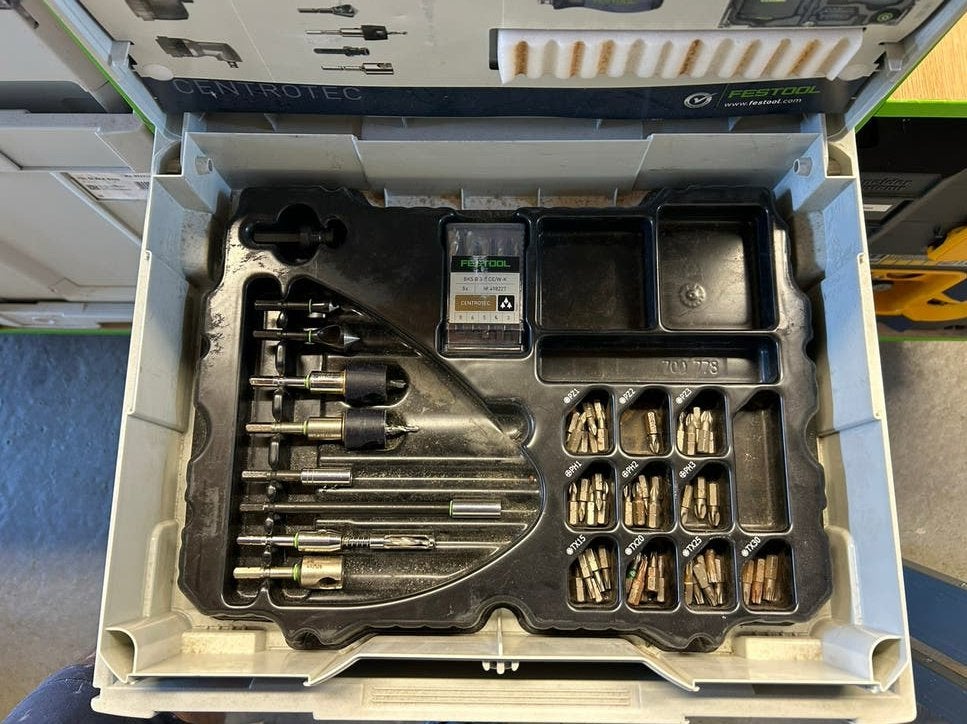 Festool centrotec bits en boren systainer, Enlèvement, Comme neuf, Festool
