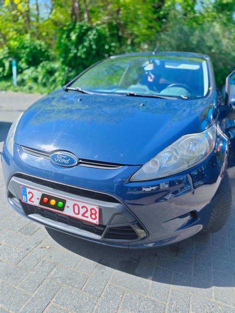 Ford fiesta, Auto's, Ford, Particulier, Fiësta, Diesel, Coupé, 2 deurs, Handgeschakeld, Blauw, Grijs, Stof, Voorwielaandrijving