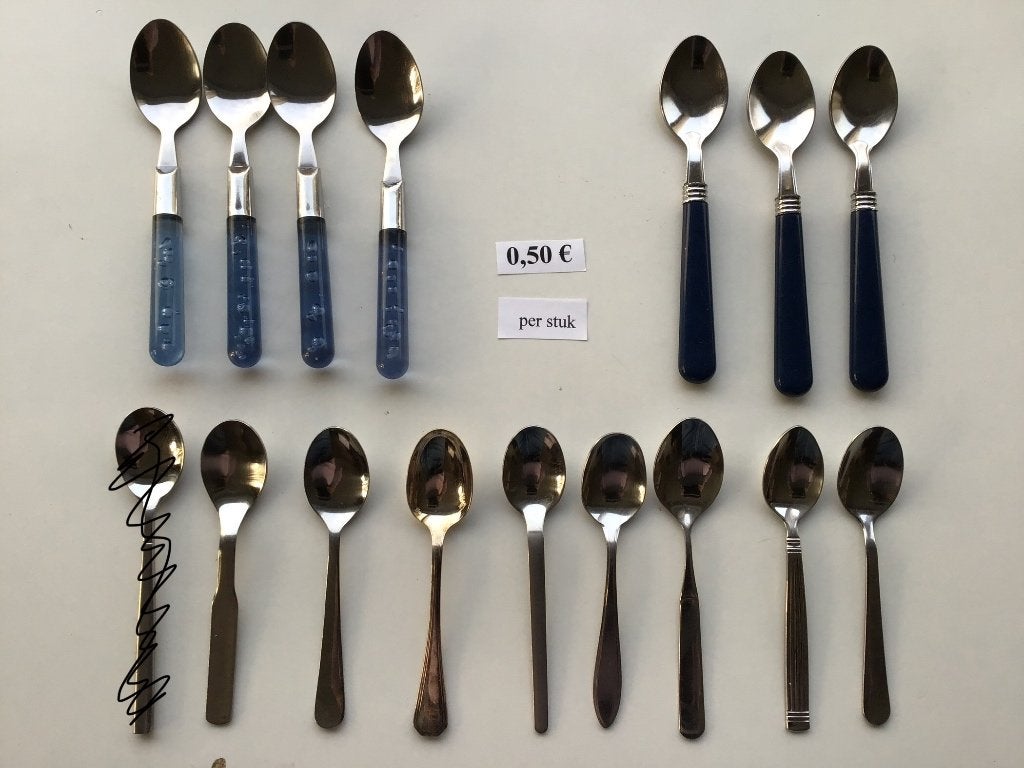 diverse lepels en vorken, Huis en Inrichting, Keuken | Bestek, Ophalen of Verzenden, Zo goed als nieuw