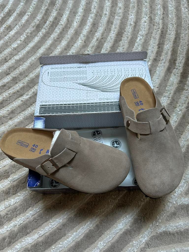 Birckenstock boston dames, Ophalen of Verzenden, Zo goed als nieuw