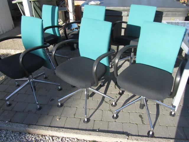 Vitra AC1 Antonio Citterio vintage bureaustoelen (6x), Maison & Meubles, Fauteuils, Enlèvement, Utilisé, Design