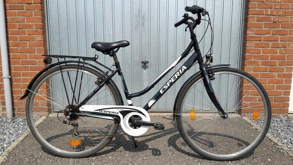 Esperia 7v 28" stadsfiets met laag frame - klaar om te rijde, Fietsen en Brommers, Ophalen, Versnellingen