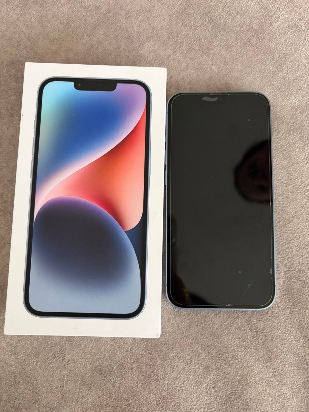 TE KOOP: iphone 14/128gb/blue, Telecommunicatie, Ophalen, 128 GB, Blauw, Zo goed als nieuw