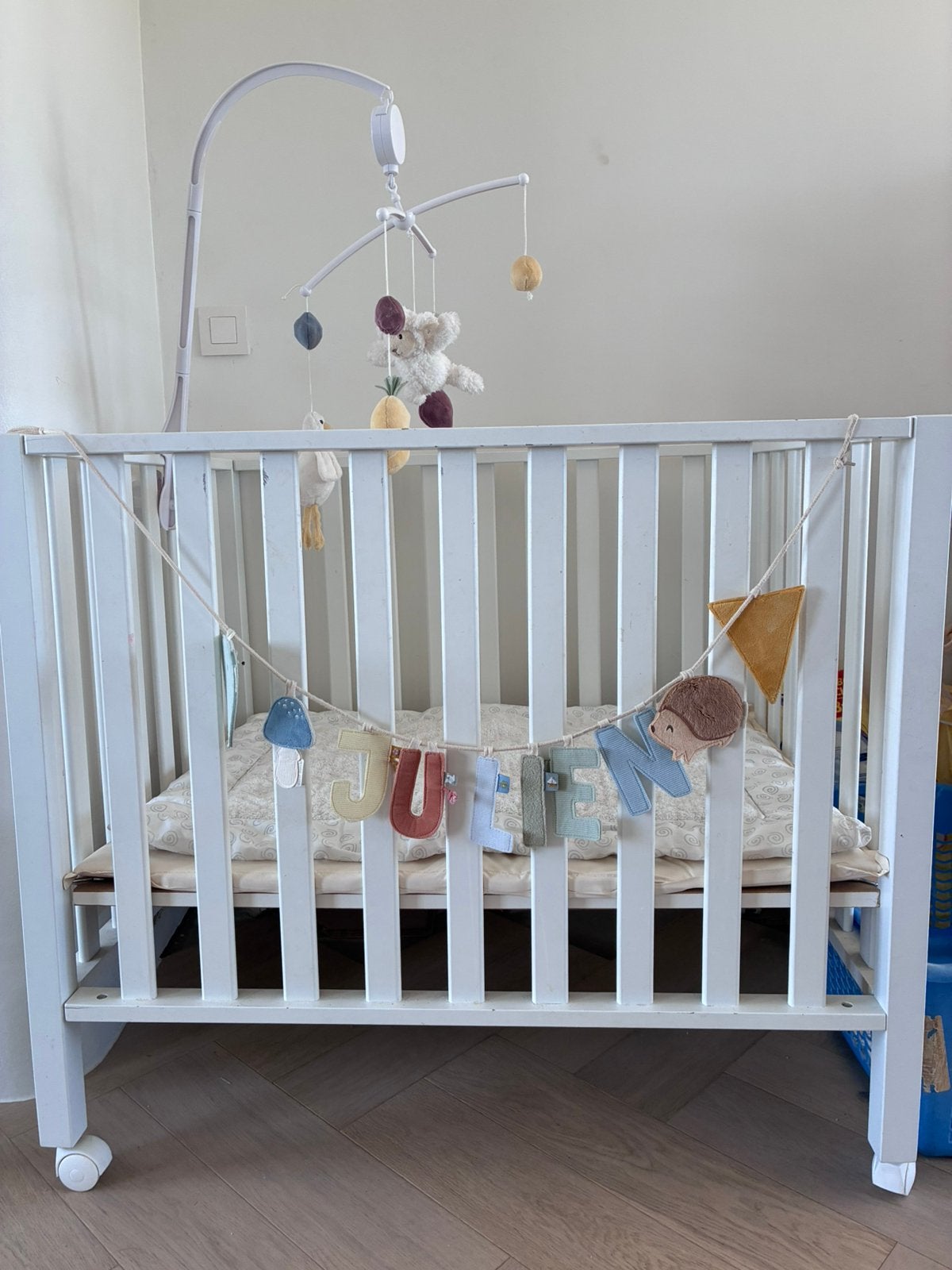 Babypark childhome met bekleding en muziekmobiel, Kinderen en Baby's, Babyparken, Ophalen, Zo goed als nieuw