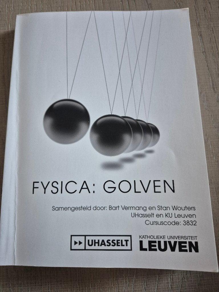 Boek fysica golven, Boeken, Ophalen of Verzenden, Zo goed als nieuw, Hoger Onderwijs, Diverse auteurs
