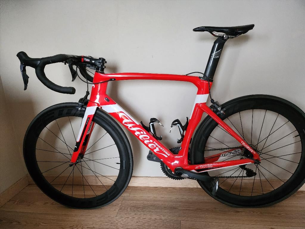 koersfiets willier cento1 air, Carbon, Zo goed als nieuw, 53 tot 57 cm, Ophalen