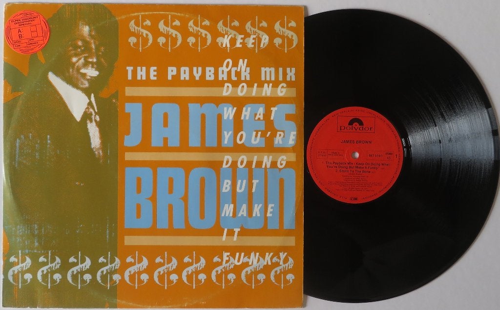 James Brown - The payback mix. Maxi, Cd's en Dvd's, Gebruikt, EP, 12 inch, Beschermende buitenhoes