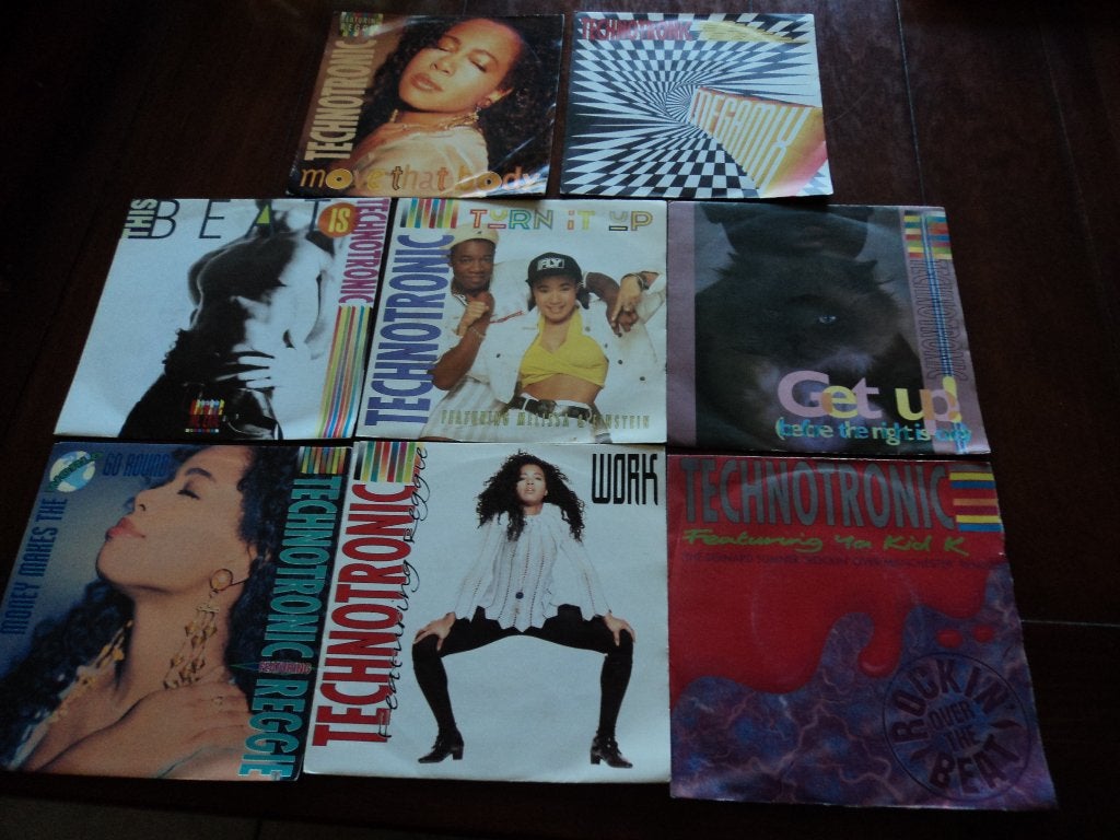 Technotronic : lot de 9 singles pour 5 euros !, Enlèvement ou Envoi, 7 inch, Pochette photo, Utilisé