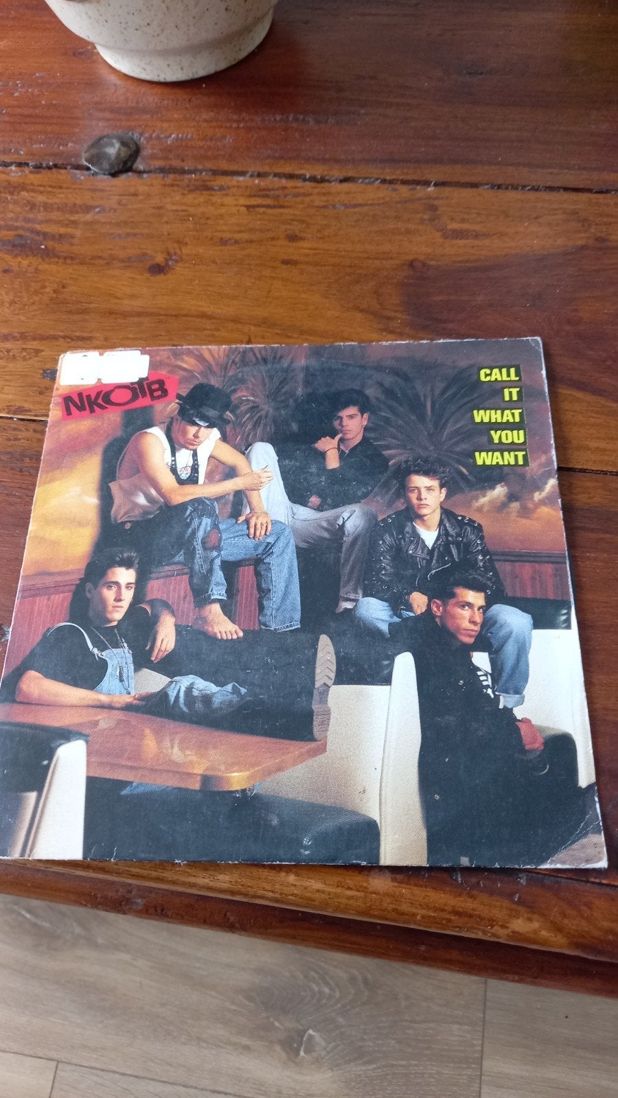 vinyl (45t) new Kids on the block "it call, Enlèvement