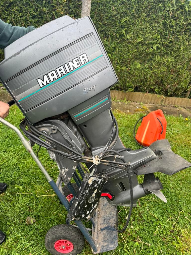 Buitenboordmotor mariner 60pk, Enlèvement ou Envoi, Comme neuf, Moteur hors-bord, Démarrage électrique