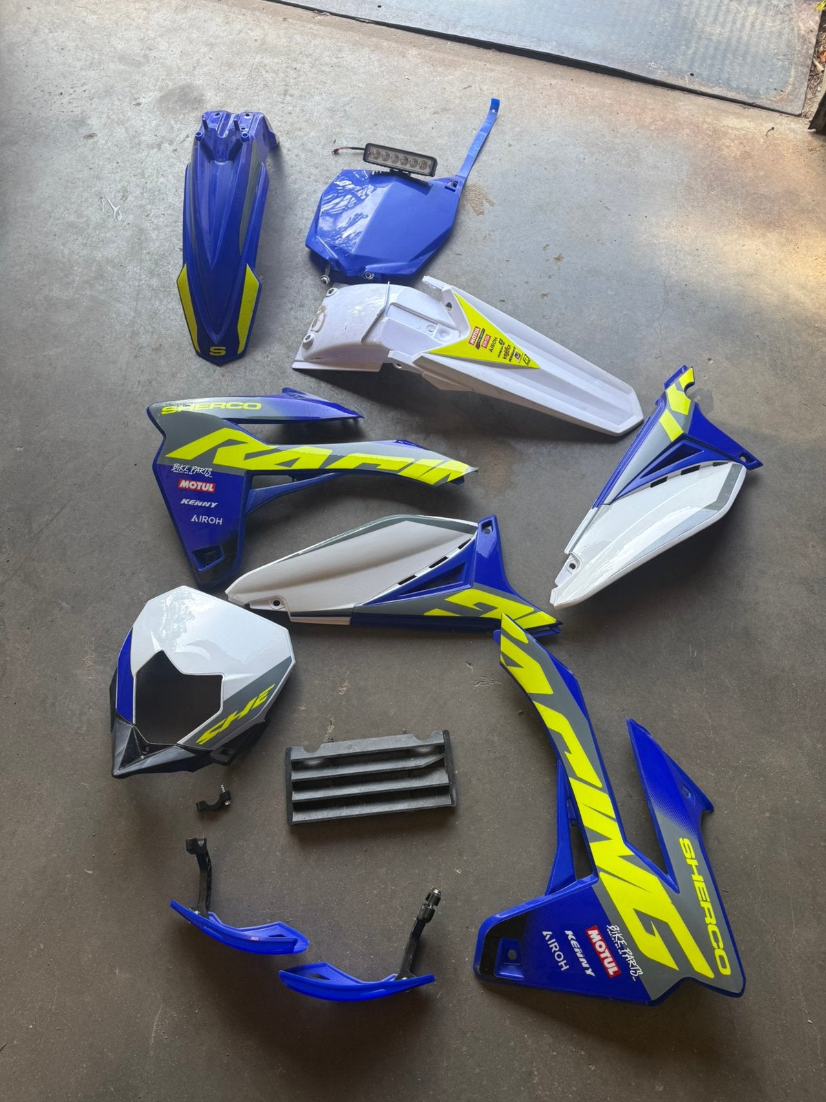 Kappenset sherco sm 50, Motoren, Onderdelen | Overige, Ophalen, Gebruikt