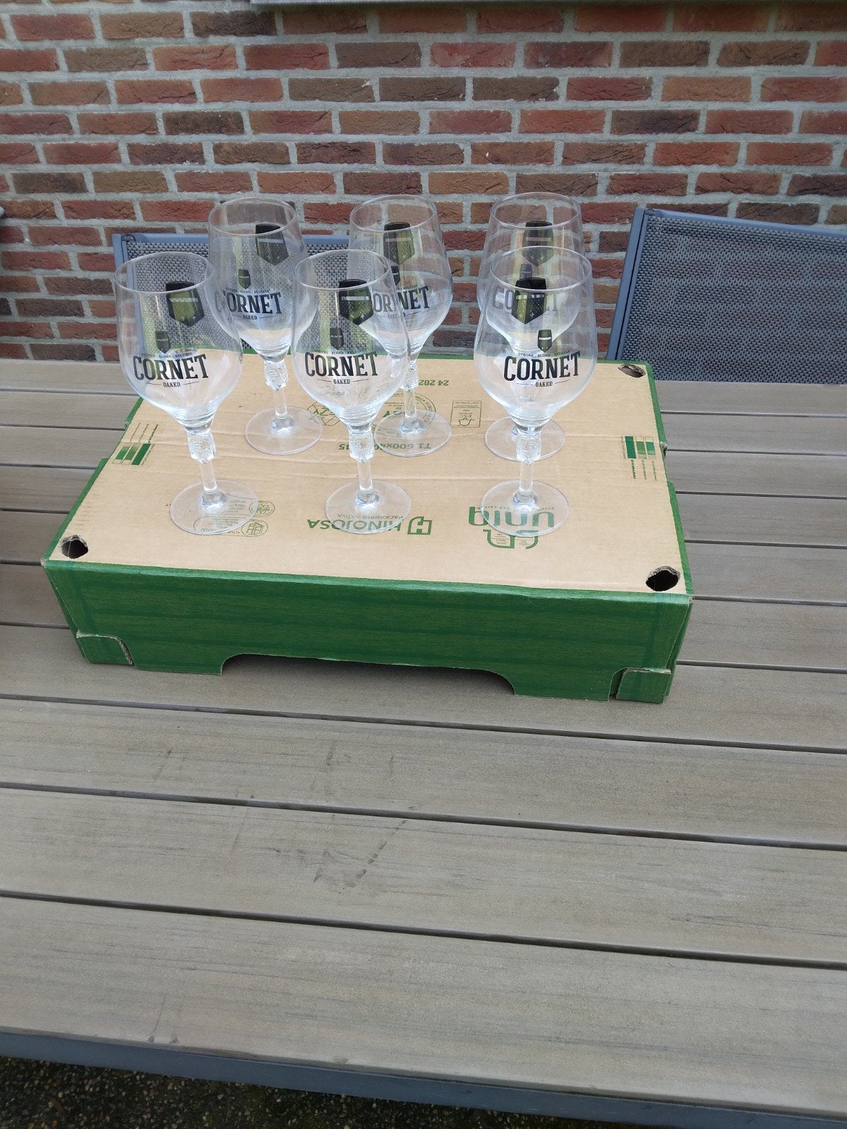 6 cornet glazen, Verzamelen, Ophalen