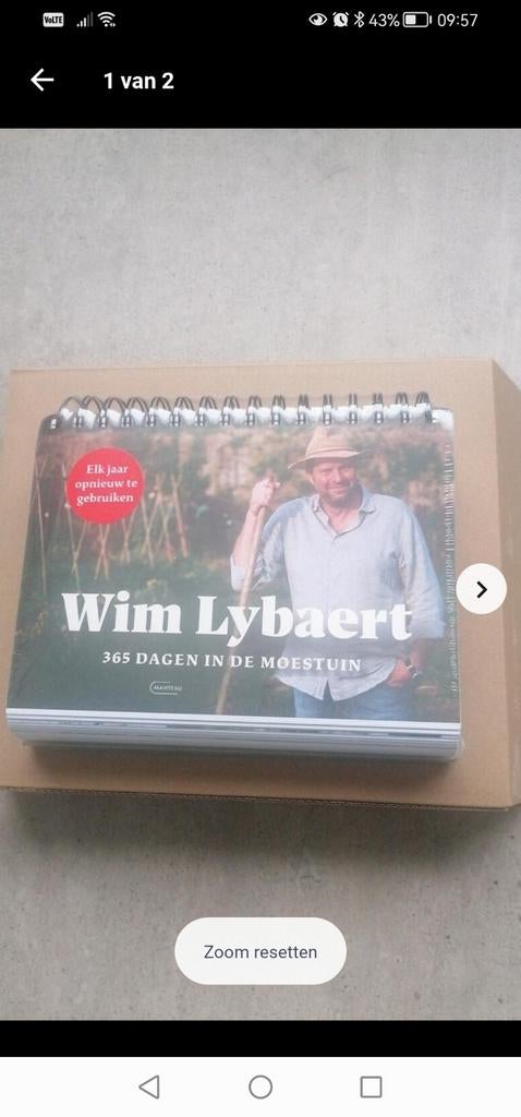 Kalender Wim Lybaert, Ophalen