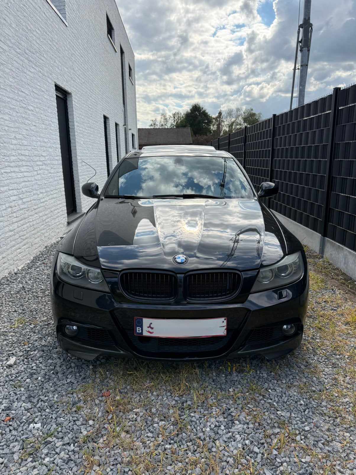 Bmw 335i n55 e90, Auto's, BMW, Automaat, Achterwielaandrijving, Zwart, Leder