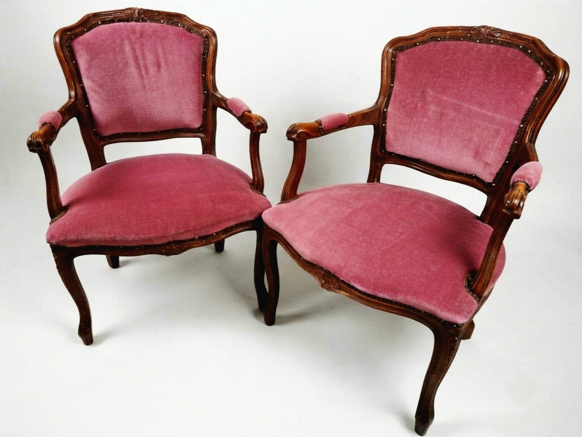 Ensemble de 2 chaises cabriolets de style Louis XV, Antiquités & Art, Enlèvement