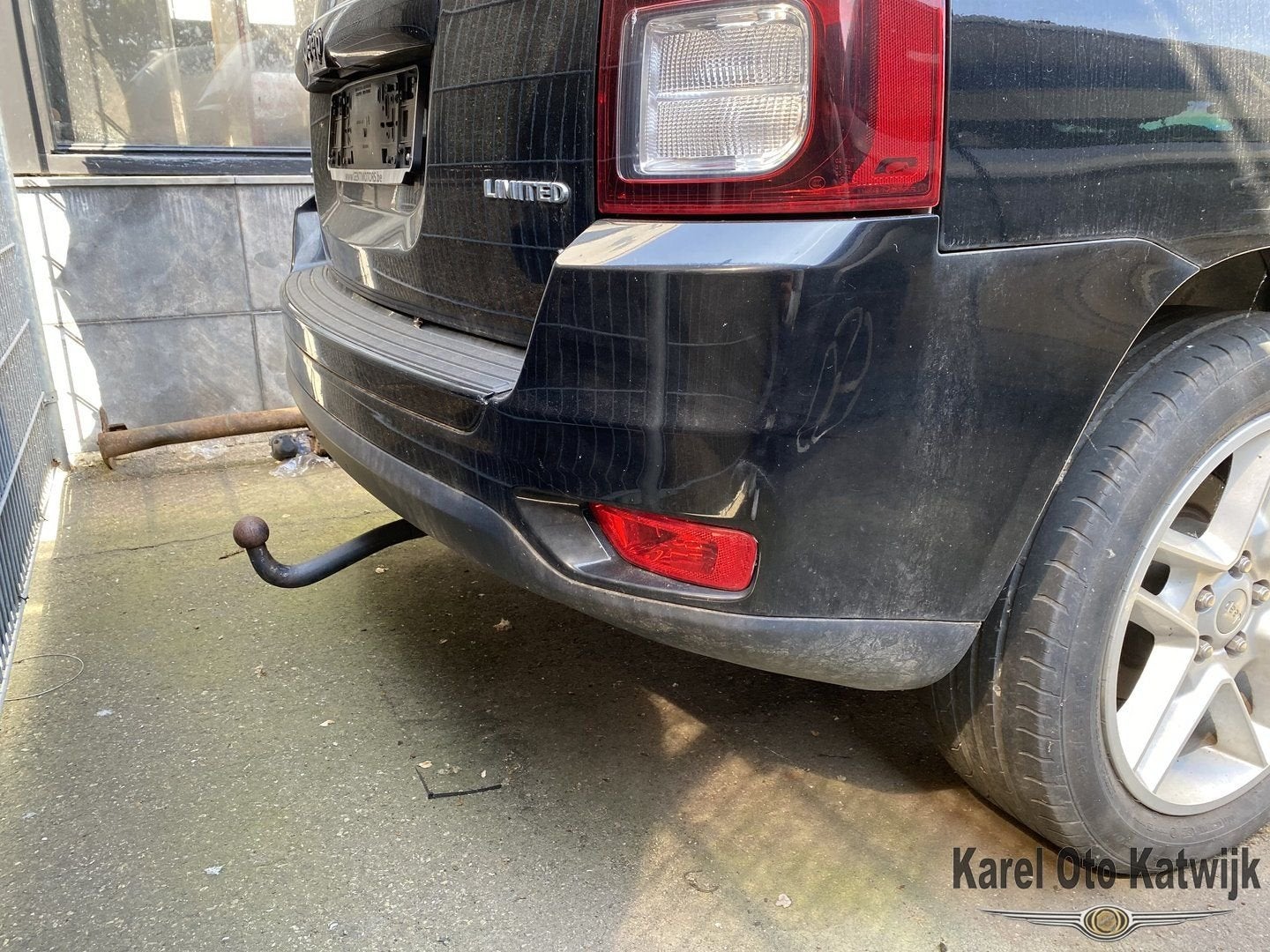 Achterbumper Jeep Compass zwart 2014, Jeep, Arrière, -, Utilisé