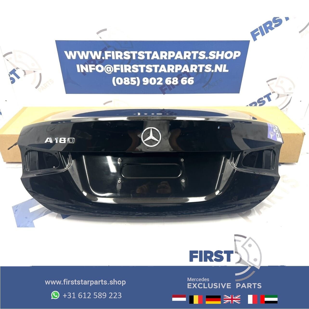 W177 SEDAN V177 KOFFERBAK ACHTERKLEP ZWART A KLASSE SEDAN KO, Utilisé, -, -, Enlèvement ou Envoi