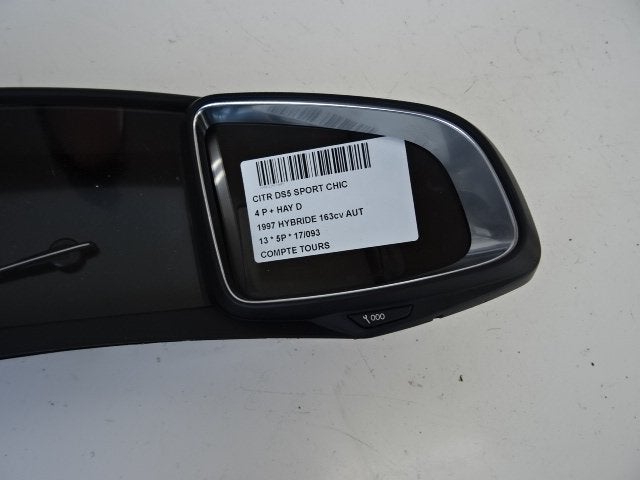 COMPTE-TOURS Citroën DS5 (KD / KF) (9800759780-00), Citroën, Mevr. I. Hauben, Utilisé, Rue de l'Espoir 34 34
4030  GRIVEGNÉE, BE