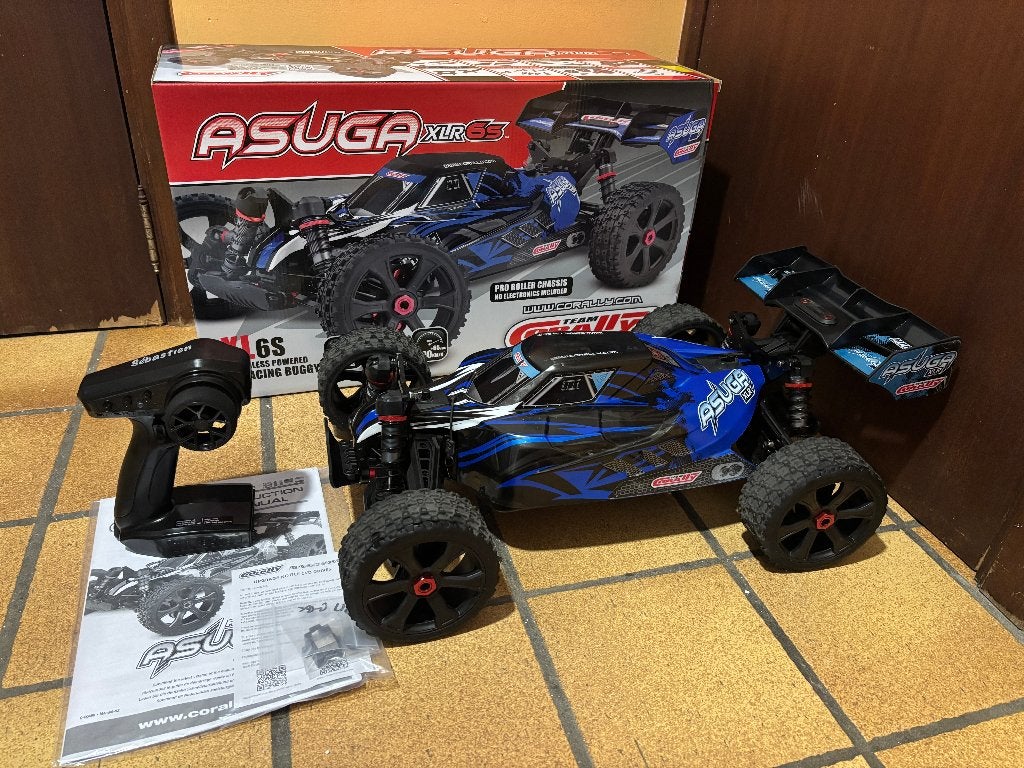 Team Corally Asuga XLR 6S, Elektro, Gebruikt, Auto offroad, Ophalen of Verzenden