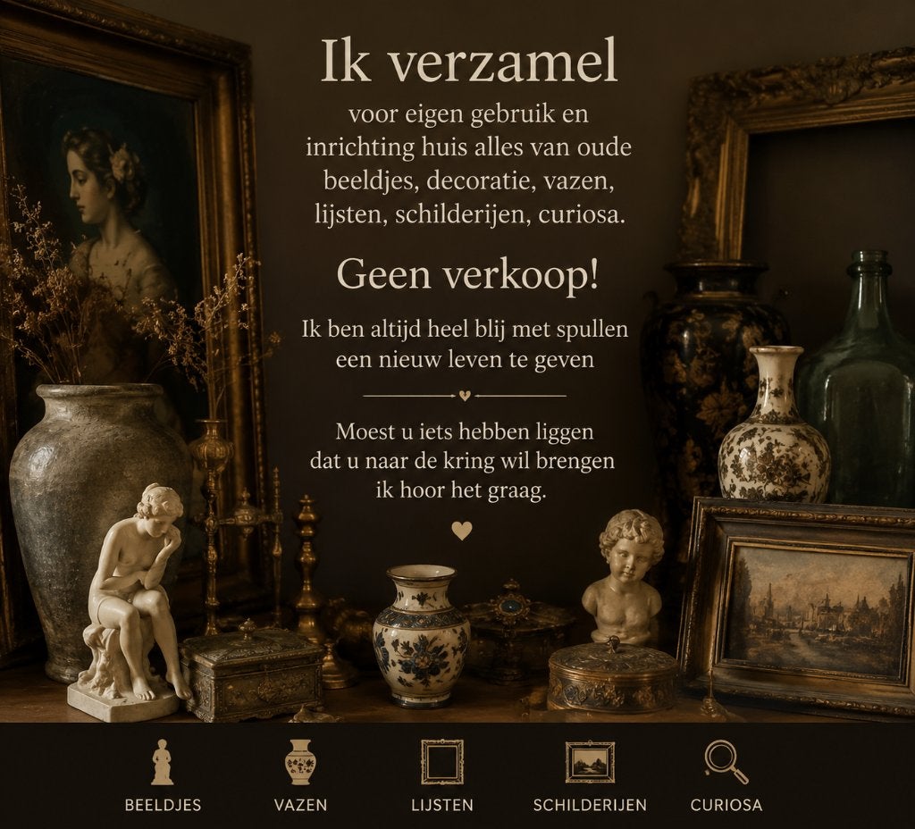 GEZOCHT oude spullen, Ophalen of Verzenden