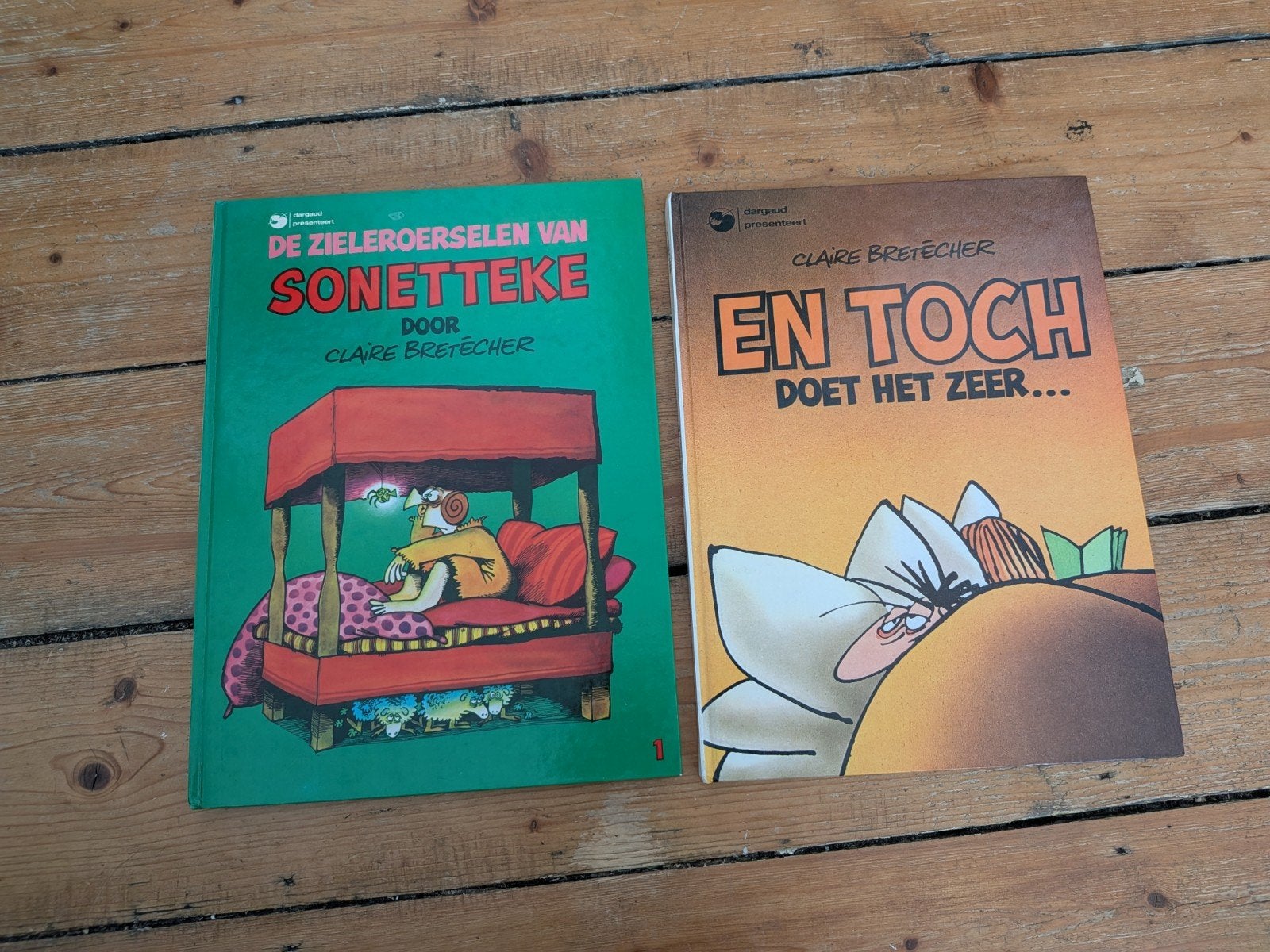 Claire Bretécher 2 strips Sonetteke, Boeken, Gelezen, Claire Bretecher, Europa, Ophalen of Verzenden