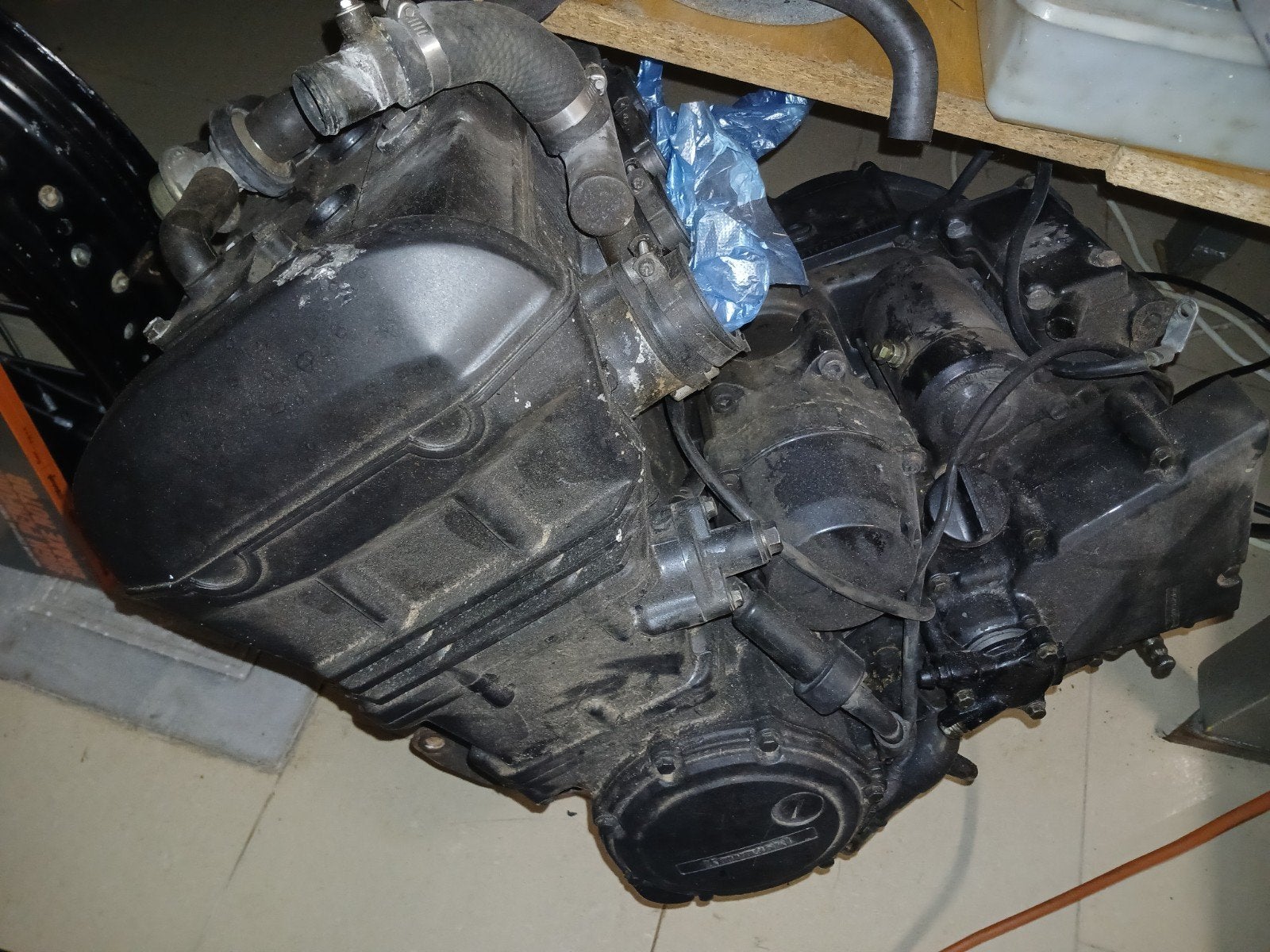 Bloc moteur Kawasaki GPZ1100, Enlèvement, Utilisé