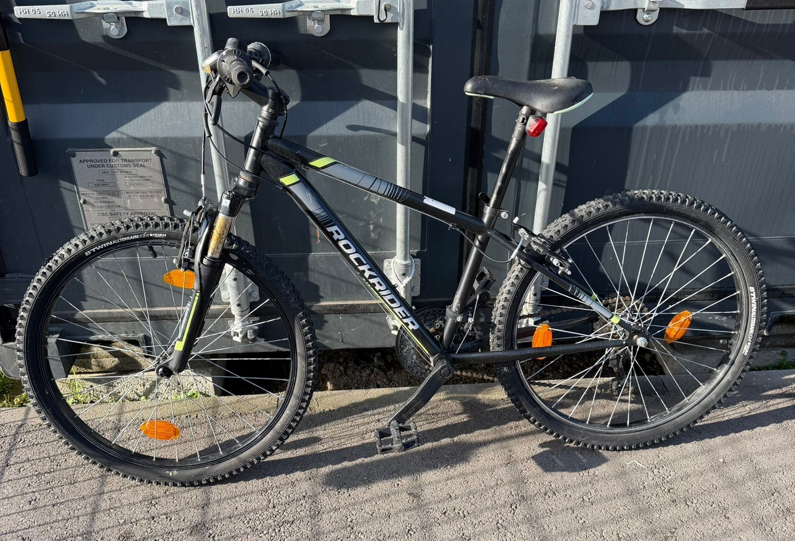 Vélo ( Rockrider), Vélos & Vélomoteurs, Frein sur jante, 61 cm ou plus, Utilisé, 15 à 20 vitesses
