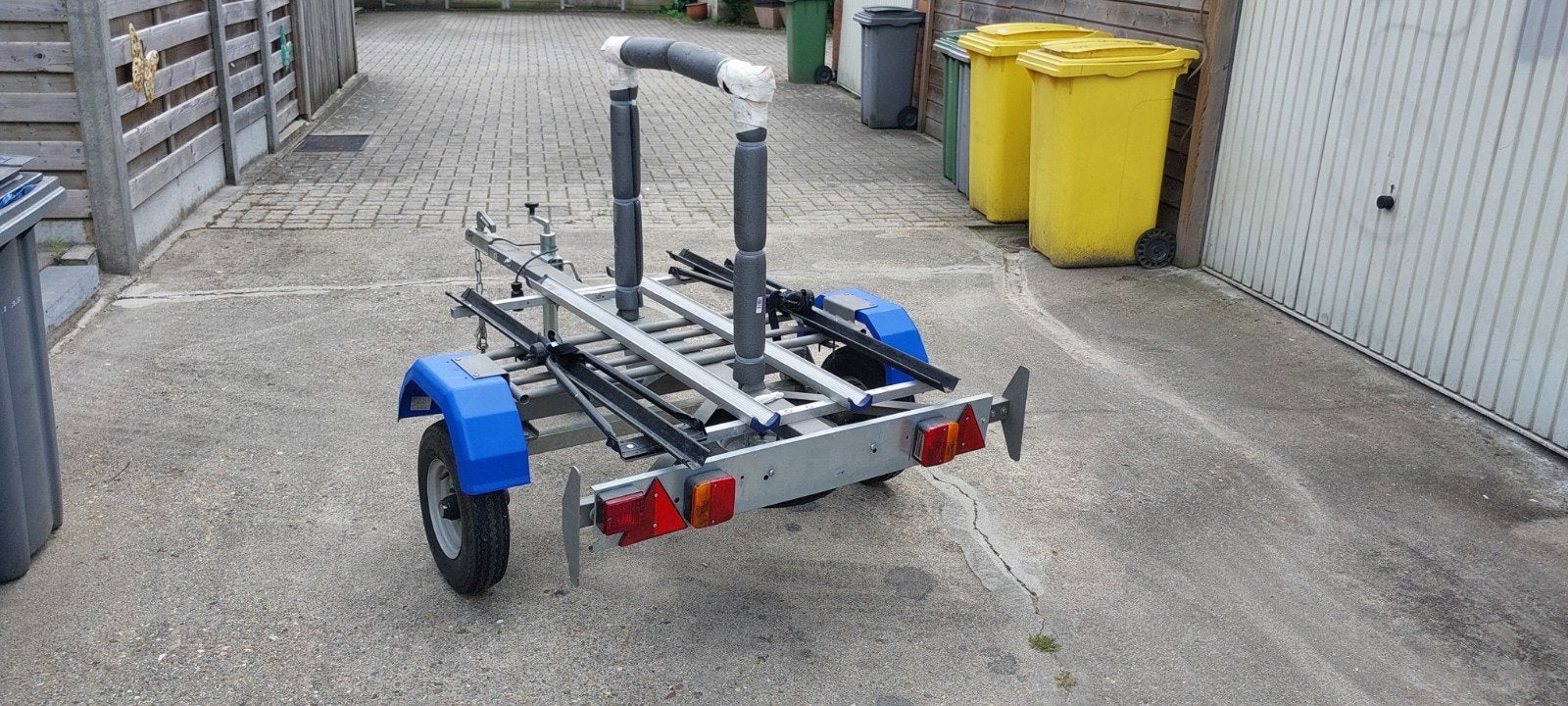 fietsenaanhanger fie, Enlèvement