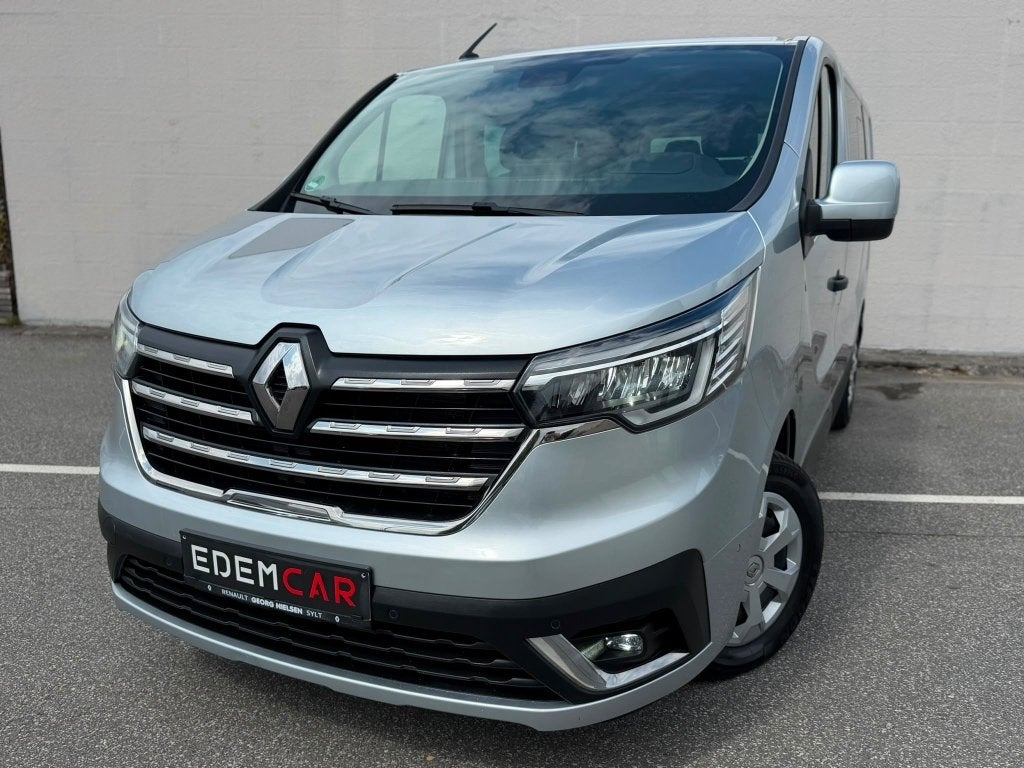 Renault Trafic 2.0 BLEU dCi L1H1 150ch, Autos, Argent ou Gris, Entreprise, Entretenue par le concessionnaire, Capteur de lumière