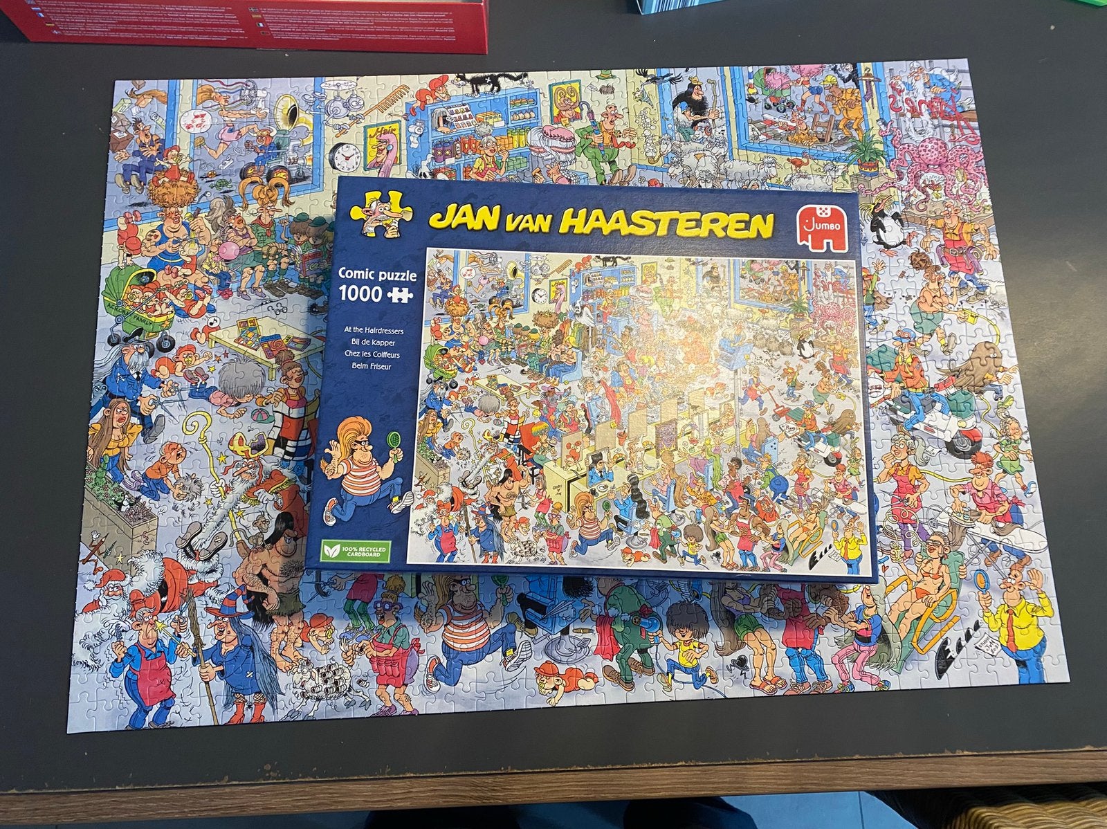 Puzzel Jan van Haasteren, Hobby en Vrije tijd, Ophalen, 500 t/m 1500 stukjes, Zo goed als nieuw, Legpuzzel