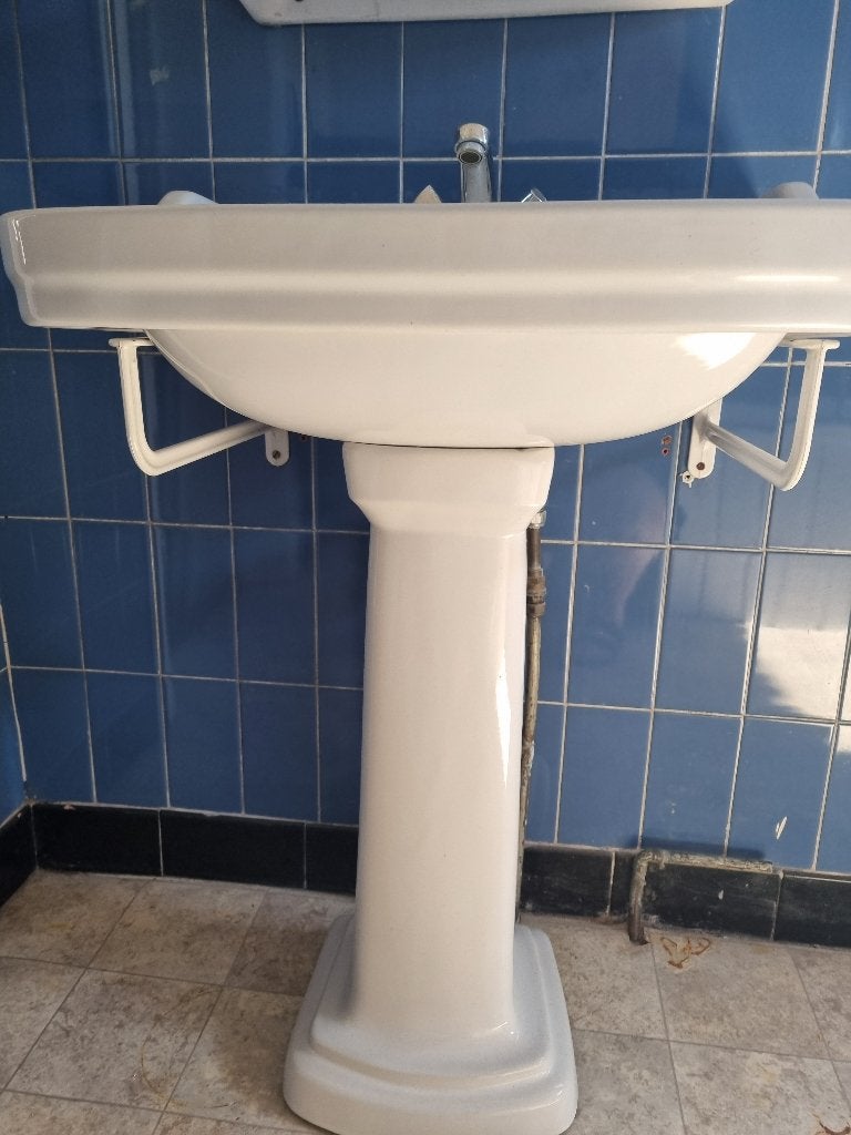 Vintage Lavabo - wastafel, Ophalen, Gebruikt, 50 tot 100 cm, Minder dan 100 cm