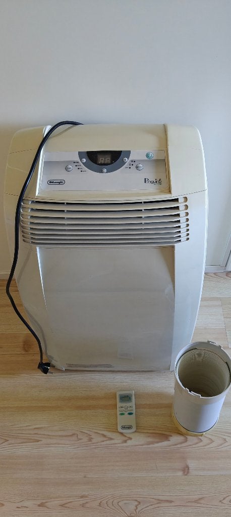 Mobiele airco - DeLonghi PAC C80, Ophalen, Gebruikt, Minder dan 60 m³, 3 snelheden of meer