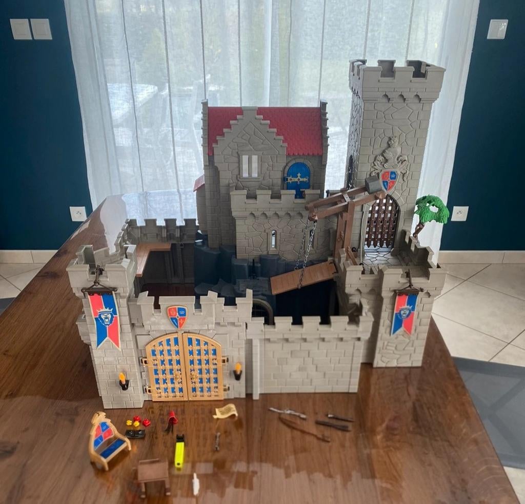 Chateau playmobil, Enlèvement ou Envoi, Utilisé, Playmobil en vrac