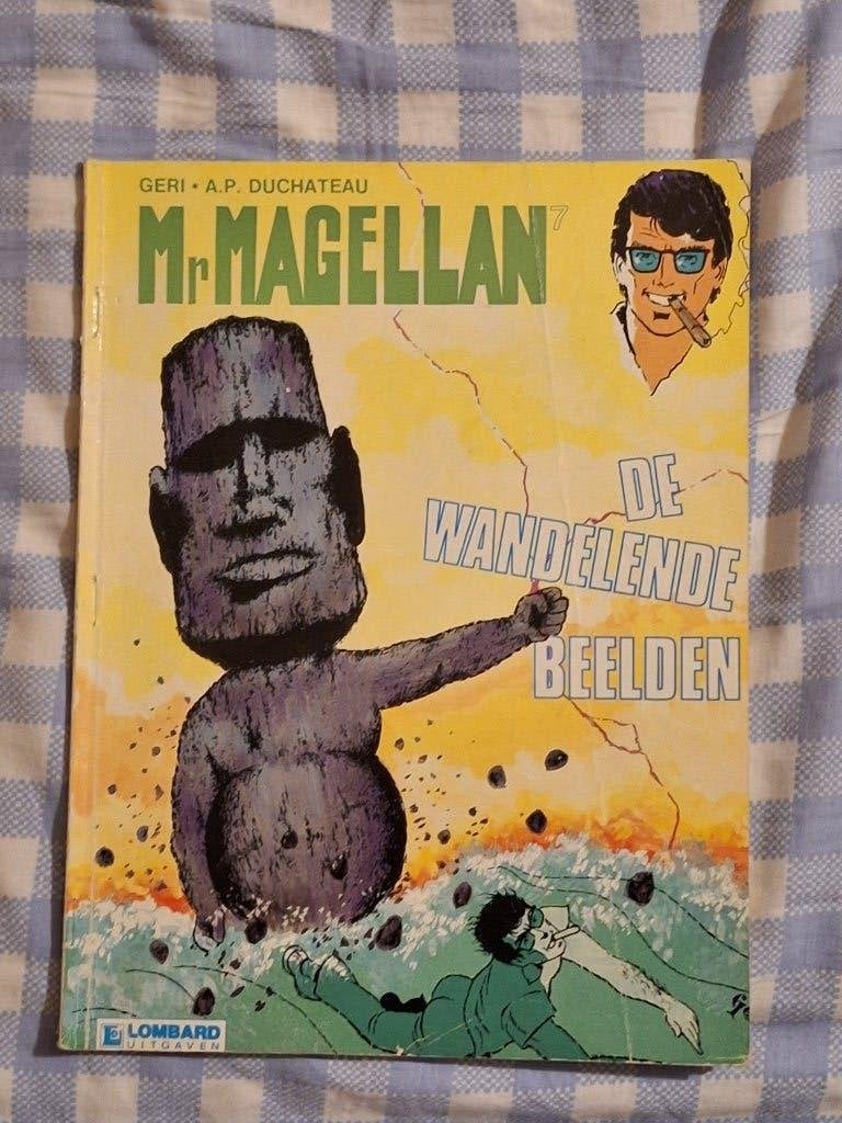 Mr. Magellan 7: de wandelende beelden, Eén stripboek, Ophalen of Verzenden, Gelezen