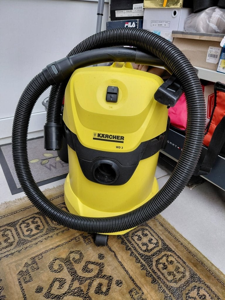 karcher stof/water zuiger 1000 watt, Bricolage & Construction, Enlèvement, Utilisé